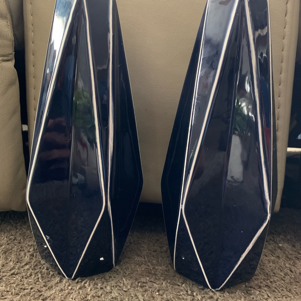 Elegant Navy Vases